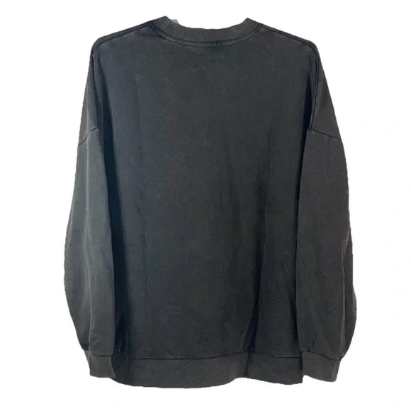 New York Jets Black NFL Game Couture Oversized Sweatshirt Size XL - Picture 2 of 3